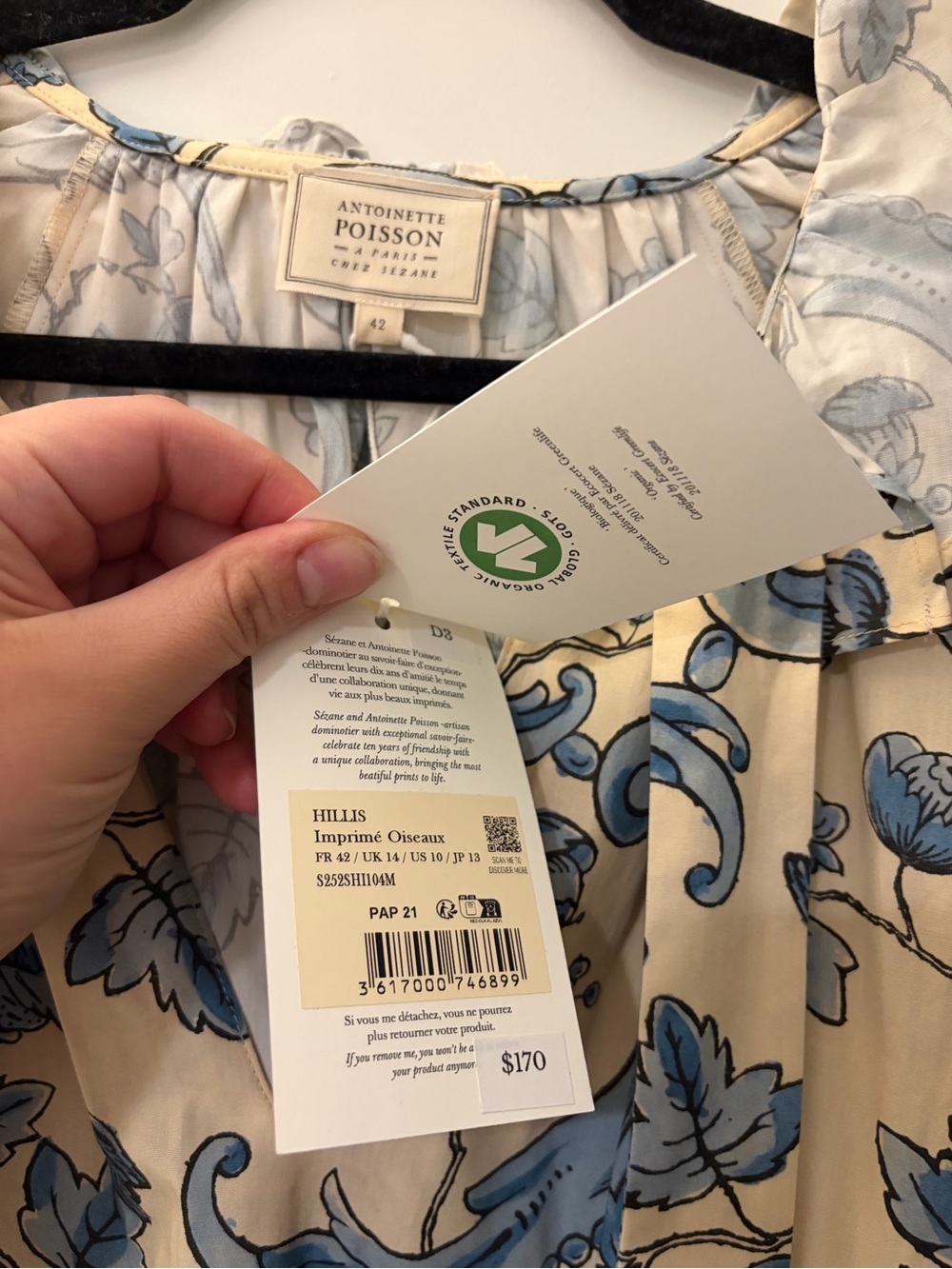 Sezane x Antoinette Poisson Hillis Blouse - Picture 6 of 7